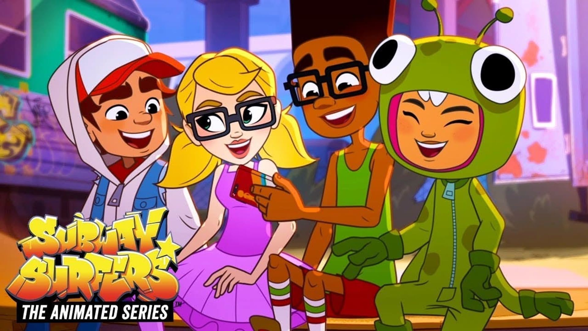 Subway Surfers: The Animated Series background