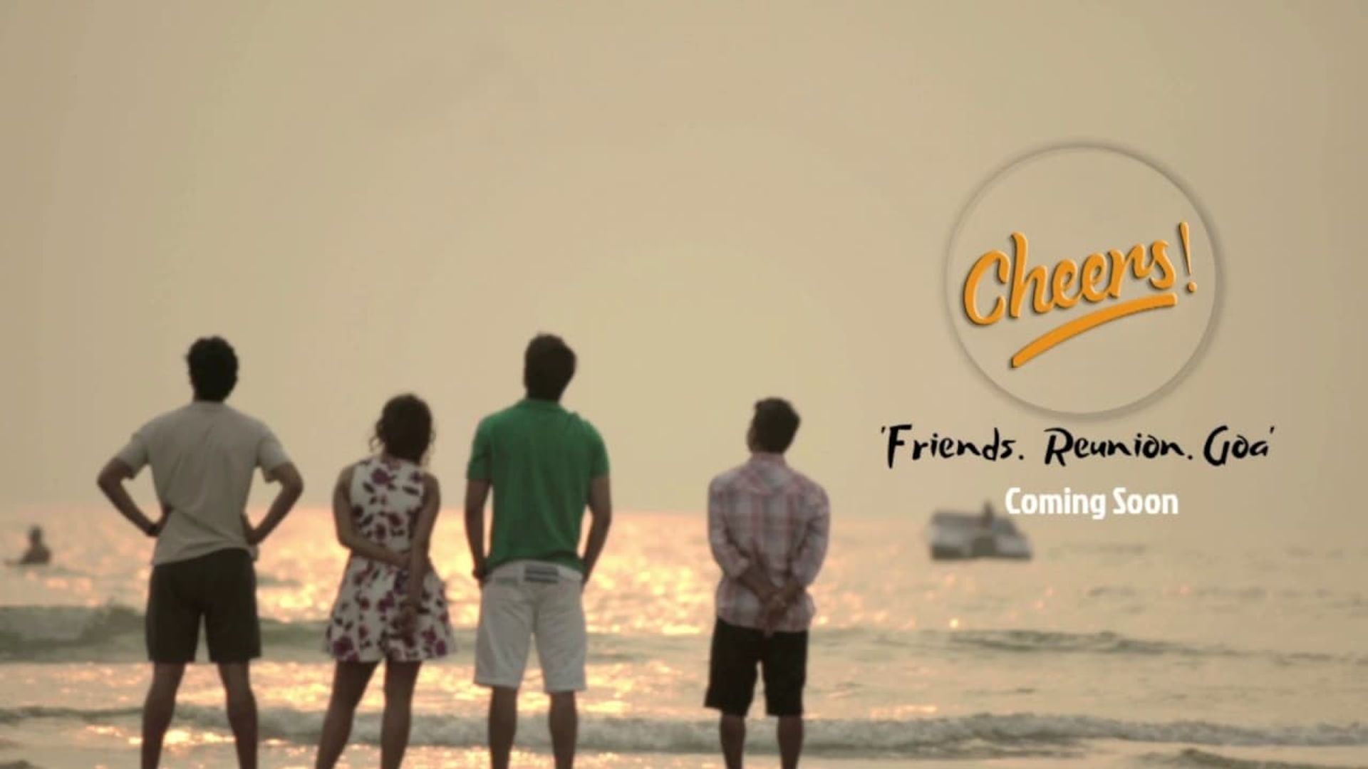 Cheers - Friends. Reunion. Goa. background