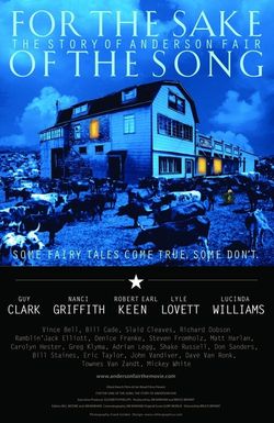 For the Sake of the Song: The Story of Anderson Fair