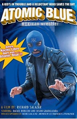 Atomic Blue Mexican Wrestler