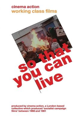 So That You Can Live