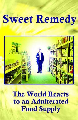 Sweet Remedy: The World Reacts to an Adulterated Food Supply