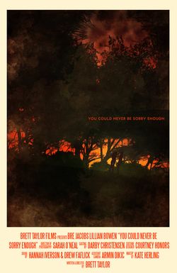 You Could Never Be Sorry Enough