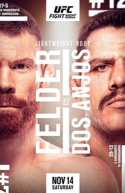 UFC Fight Night 182: Felder vs Dos Anjo