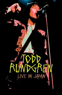 Todd Rundgren: Live in Japan