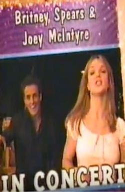 Britney Spears and Joey McIntyre in Concert