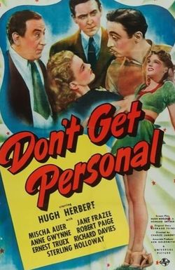 Don't Get Personal