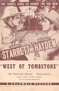 West of Tombstone