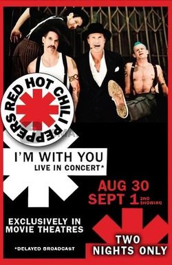 Red Hot Chili Peppers: I'm with You Live in Theaters