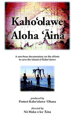 Kaho'olawe: Aloha aina