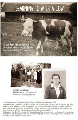 Learning to Milk a Cow