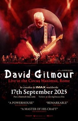 David Gilmour Live at the Circus Maximus, Rome