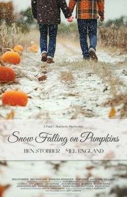 Snow Falling on Pumpkins