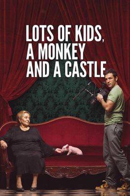 Lots of Kids, a Monkey and a Castle