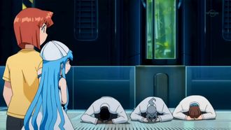 Episode 7 Focus Your Tentacles On Her! / Feeling Inkuisitive? / A Squiddle Work Never Killed Anyone.