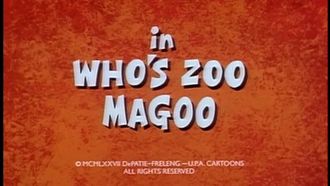 Episode 4 Who's Zoo, Magoo?