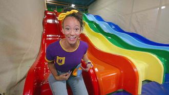 Episode 16 Meekah Slides Down Rainbow Slides at Billy Beez