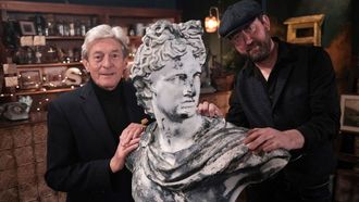 Episode 9 Bust of Apollo, Antique Handcuffs, Mannequin Head