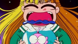 Episode 1 Transfer Student Girl Chitose Fujinomiya / Everyone Gather! Fun School With a Pink Goldfish
