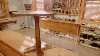 Episode 3 Sunburst Veneer Side Table
