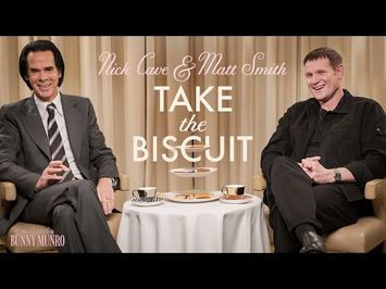 Nick Cave & Matt Smith Take The Biscuit