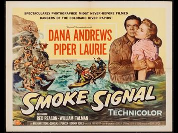 SMOKE SIGNAL (1955) Theatrical Trailer - Dana Andrews, Piper Laurie, Rex Reason