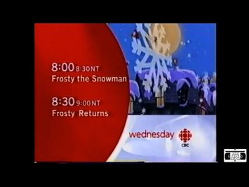 Frosty the Snowman Double Feature Promo - CBC 2002