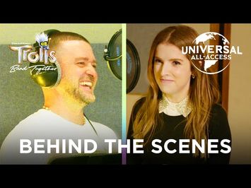 Anna Kendrick & Justin Timberlake Recording Booth Fun - Behind The Scenes