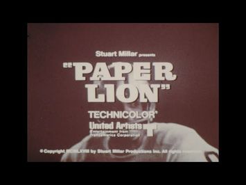 Paper Lion 1968 20s TV spot