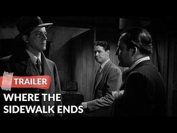 Where the Sidewalk Ends (1950) Trailer | Dana Andrews | Gene Tierney