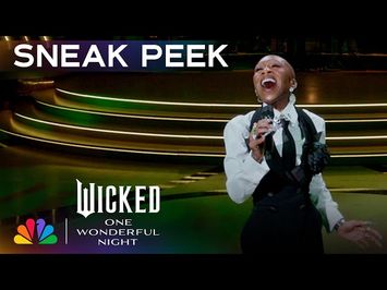 Sneak Peek: Cynthia Erivo Performs “The Wizard And I”