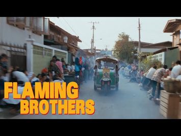 Tuk-tuk chase sequence through a bustling Thai marketplace