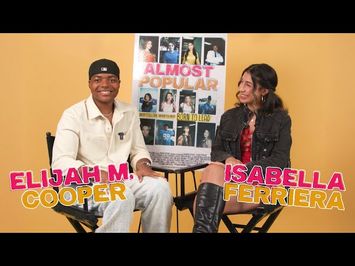 Isabella Ferreira and Elijah M Cooper l Having an Onscreen Romance