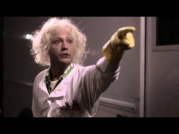 Gino D'Acampo is Doc Brown in Back To The Future