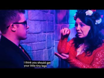 let the wrong one in (2021) funny scene bouncer 