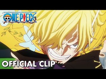 Sanji Kicks Kizaru's Blast Away from Bonney - Official Clip Episode 1141 [Subtitled]