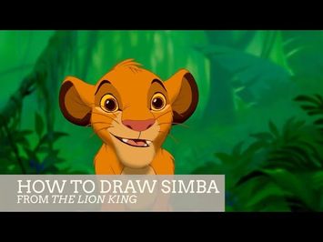 Drawing with D23: Simba from 