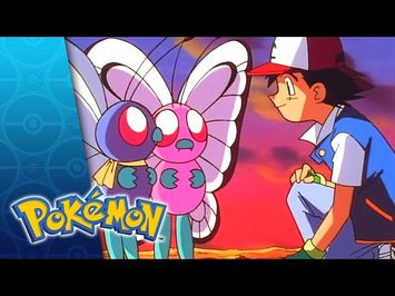 Ash Says Goodbye to Butterfree - Pokémon: Indigo League