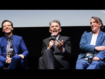 Richard Linklater, Ethan Hawke, Andrew Scott, Bobby Cannavale & Robert Kaplow on Blue Moon